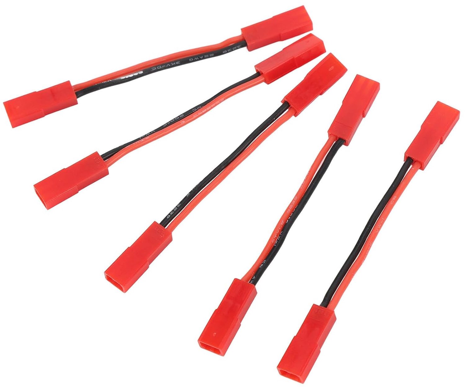 Annadue 5 Stuks JST Female Naar JST Female 22AWG 2 Inch RC ESC Kabel