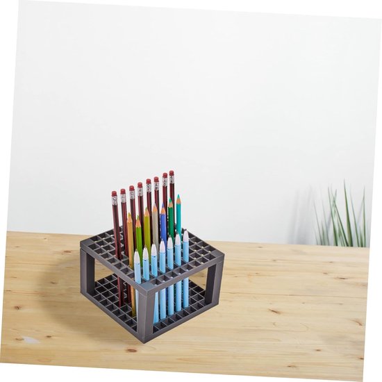 2stuks Verstelbare Penseelstandaard Met Vakken Multifunctionele Organizer Voor Kleurpotloden Penselen Afneembare Desk Storage Houder Voor Creatief Gebruik — afbeelding 4