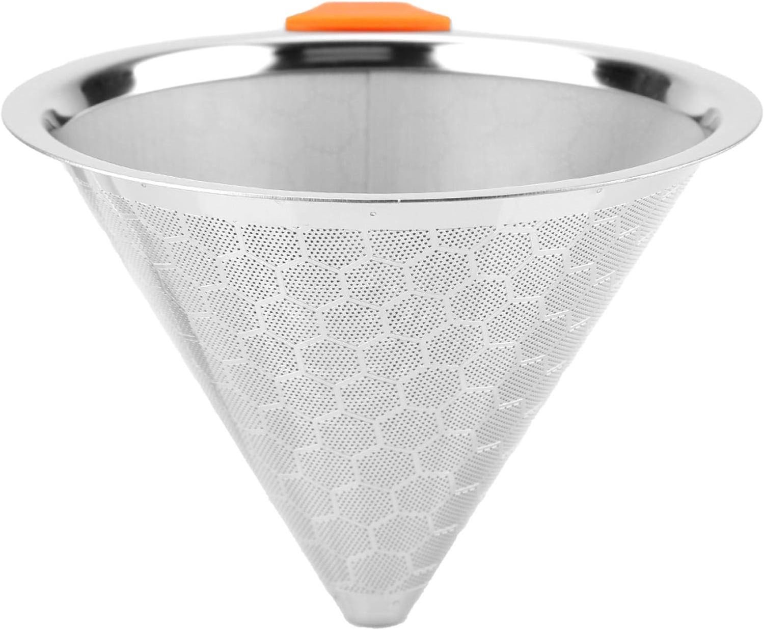 Coffee Filte, American Stainless Steel Coffee Filter Tea Coffee Dripper Coffee Mesh Strainer Trechter Zilver