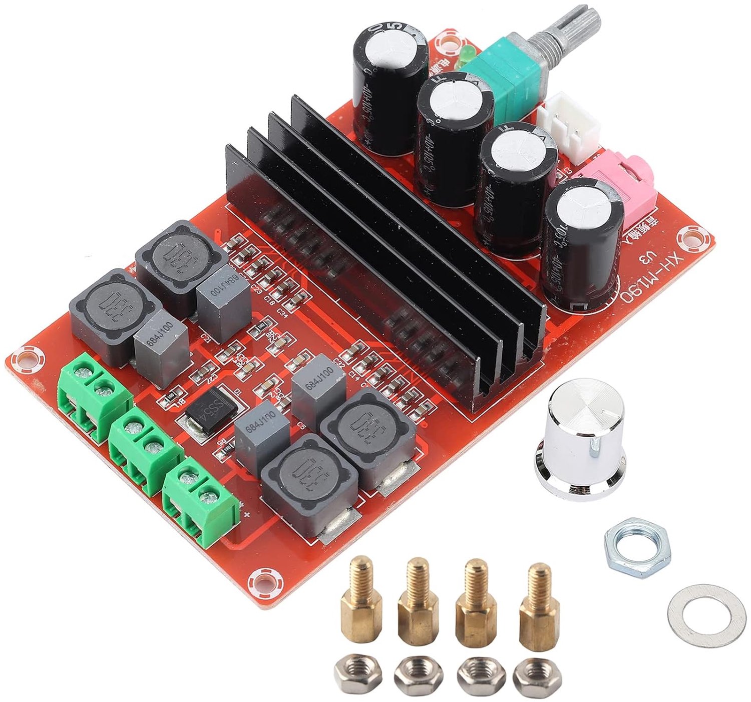 Audiopro versterker 2 * 100W - digitale versterker module - met koellichaam - optimale bescherming en prestaties - ShopVlot