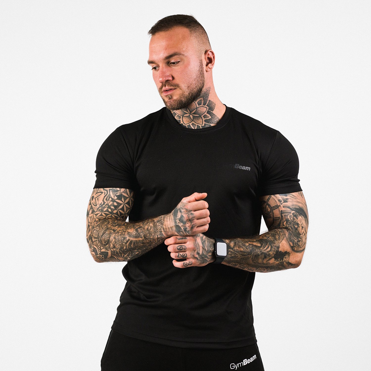 GymBeam Heren TRN T-shirt Zwart S