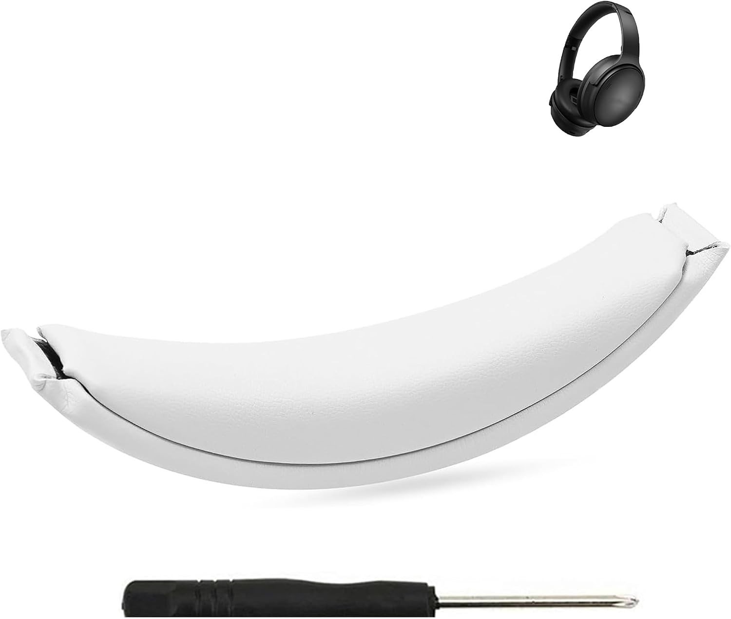 Comfortabele Oorkussens voor Draadloze Hoofdtelefoons - Vervangende Kussens voor QC45 en QC SE met Leer en Ergonomisch Ontwerp