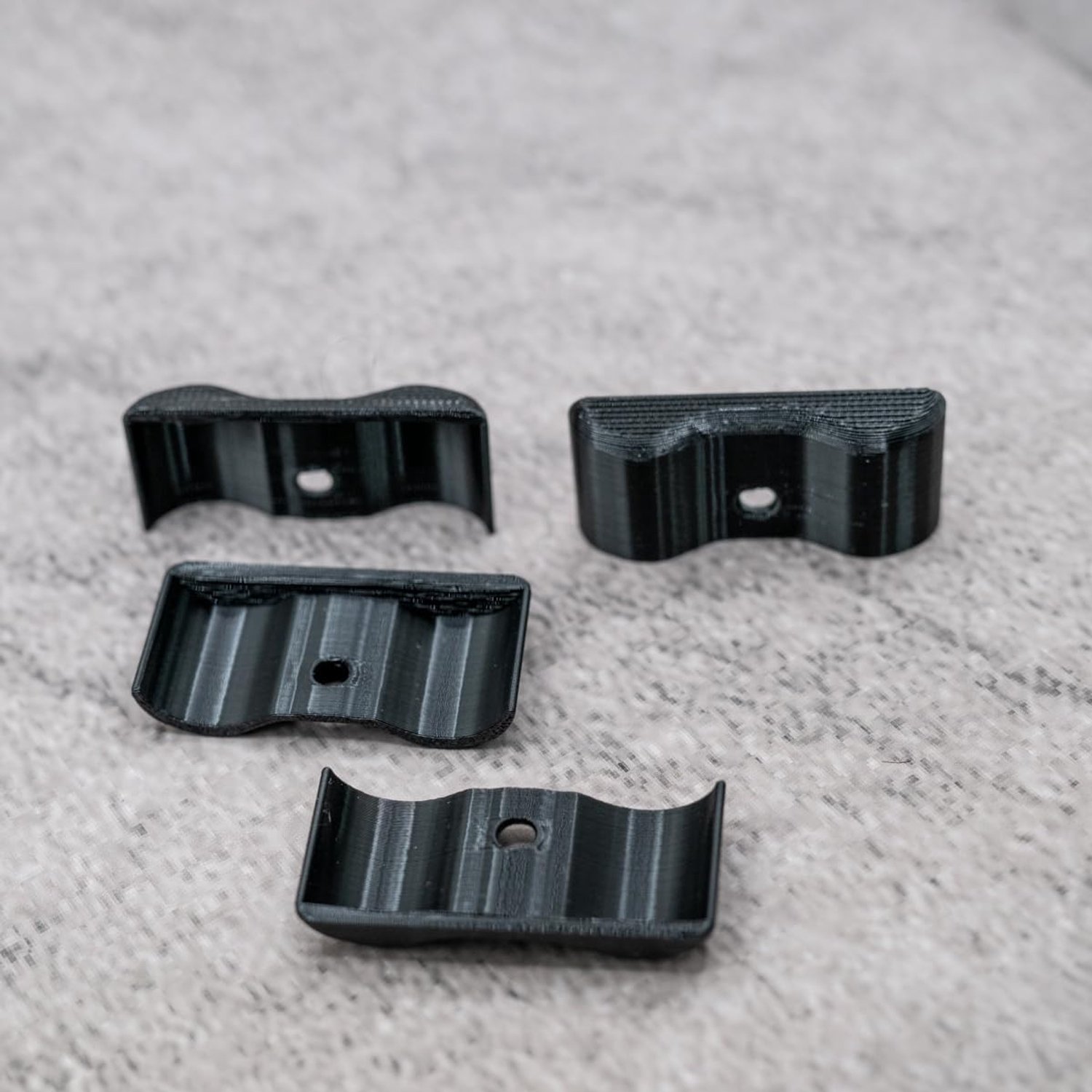 Replacement End Caps Set of 4 Black Compatible with Piping Trim Type GR Trim Trim Trim End Cap End Cap End Cap for - ShopVlot