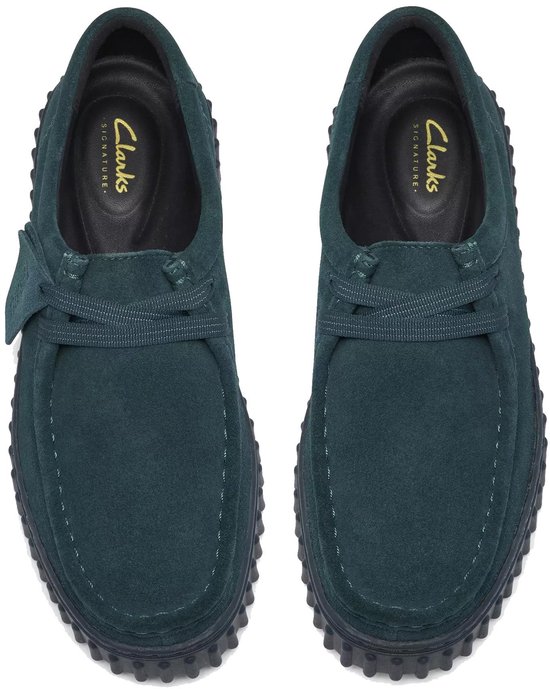 Clarks Torhill Bee - dames veterschoen - Groen - maat 35.5 (EU) 3 (UK)