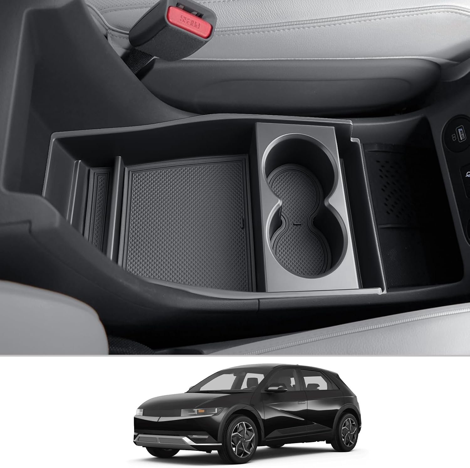 CDEFG Compatible with Hyundai Ioniq 5 2021-2023 2024 Center Console, Organiser, Storage Box, Ioniq 5 Glove - ShopVlot