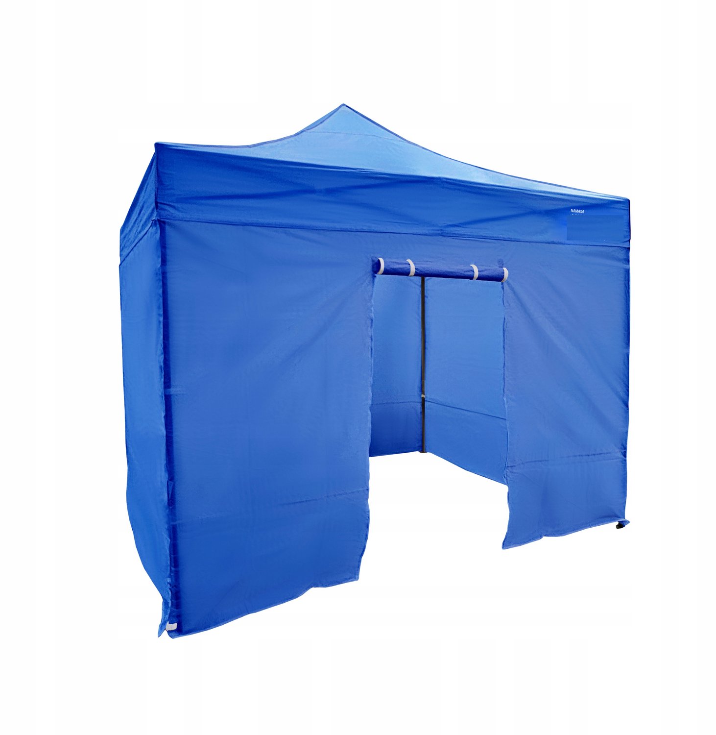 Blauwe Tentwand met Deur - 3M Breed