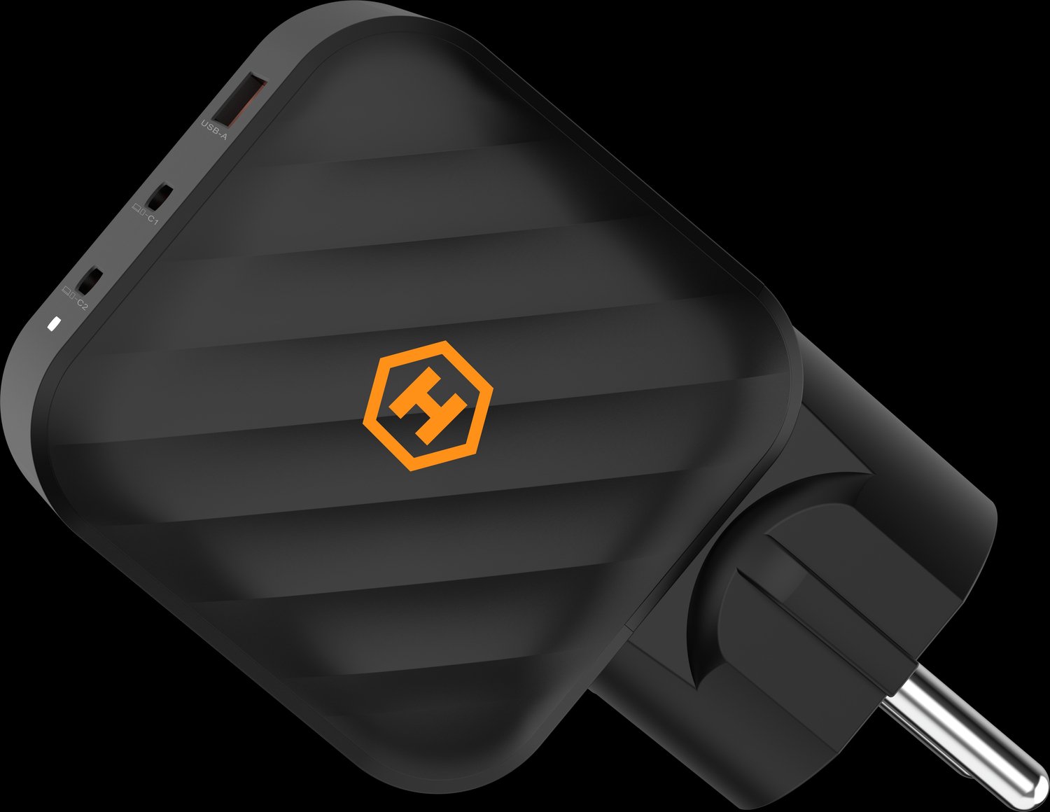 Hammer RapidCharge Extreme 65W oplader - snellader - 2x USB-C - 1x USB-A