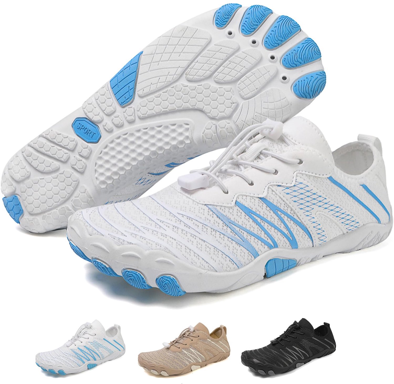 Acfoda Waterschoenen Heren Vrouwen Badschoenen Aquaschoenen Surfschoenen Zachte Lichte Strand Yoga Ademend - ShopVlot
