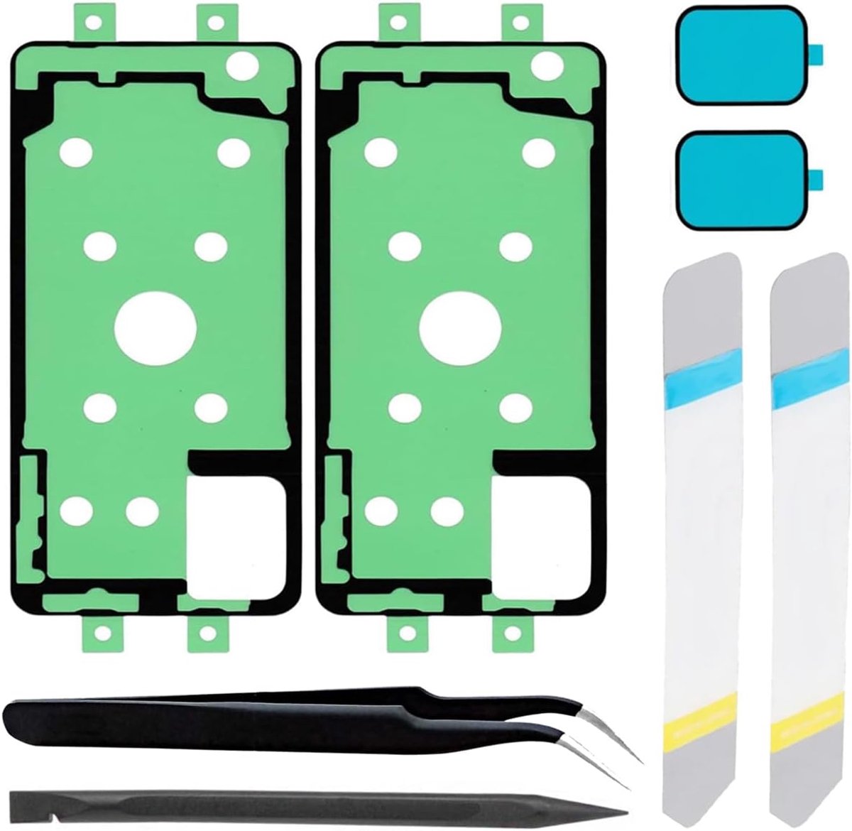 Behuizingssticker en camera voor Samsung Galaxy A51 pad, achterkant, plakfolie, zegelsticker, achterkant compatibel (6,5 inch)