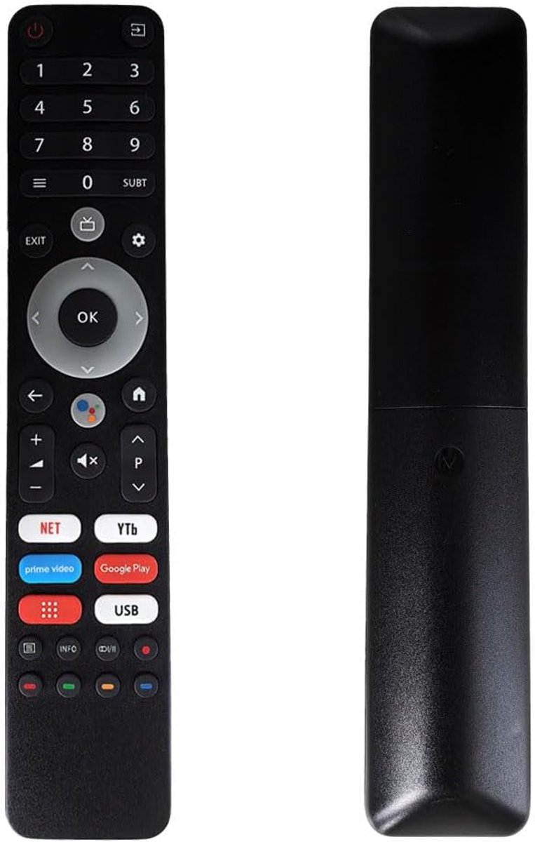Vervangende afstandsbediening geschikt voor CHIQ TV U43QM8G, U50QM8G, u55qm8e, L40QH7G, L32QM8G, L32H8CG, L32H7G, L40H7G, U43H7C, U43QM8E, U75QM8E, U73QM8E
