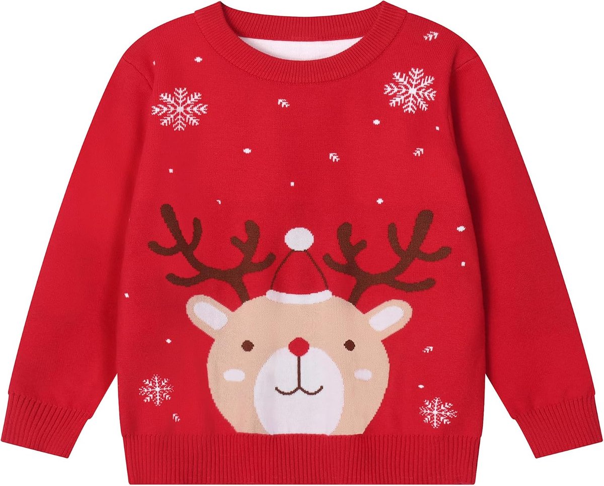 Jongens Kinderkleding Kerstmis Christmas Sweater Kinder Katoen Sweatshirts Jongens en Meisjes Leeftijd 2-6 Jaar
