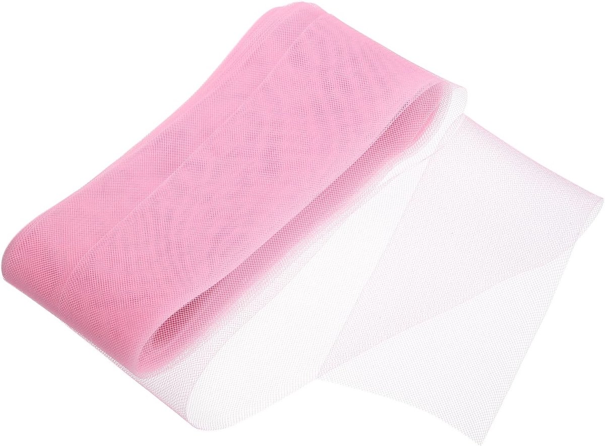 22 meter stijve vlecht paarden 10 cm breed walvis polyester trouwjurk dansjurk accessoires formele jurk lichtroze