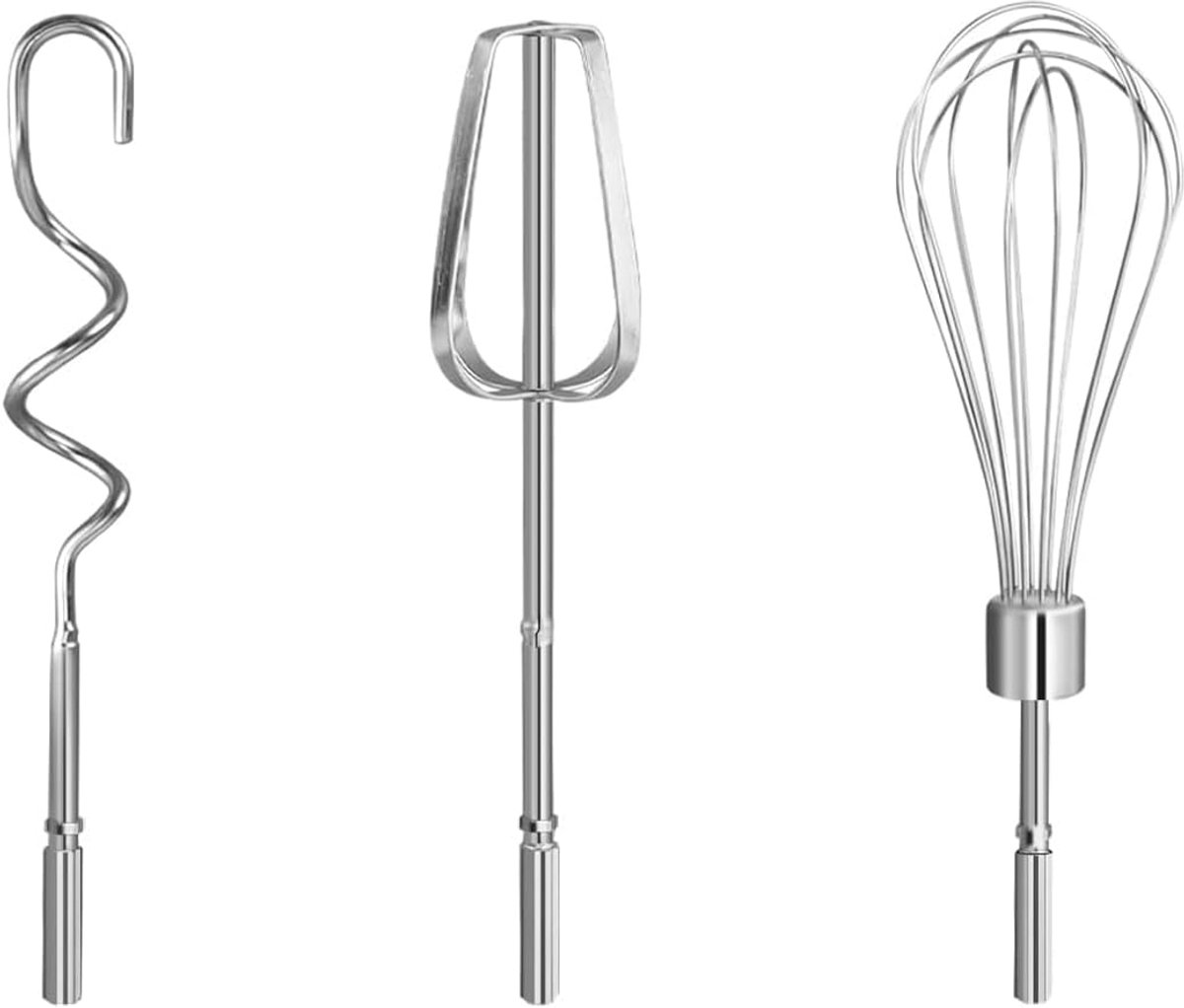 3-delige handmixer hexagonale eierklopper cakeroom eiwitmixer geschikt voor beginners en bakliefhebbers