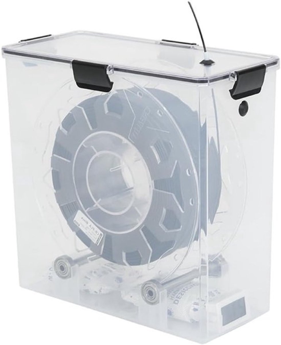 Filament Droogbox - Opslaghouder Vocht - 3D Printen Verbeteren - Real-time Monitoring - 27 x 26 x 14 cm - Transparant