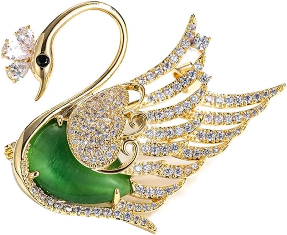 Menagerie broche, 8 stijlen luxe dieren broche collectie, vergulde kristallen pauw zwaan Phoenix Bee vlinder pin voor vrouwen, elegante jas blazer sjaal hoed pin sieraden cadeau