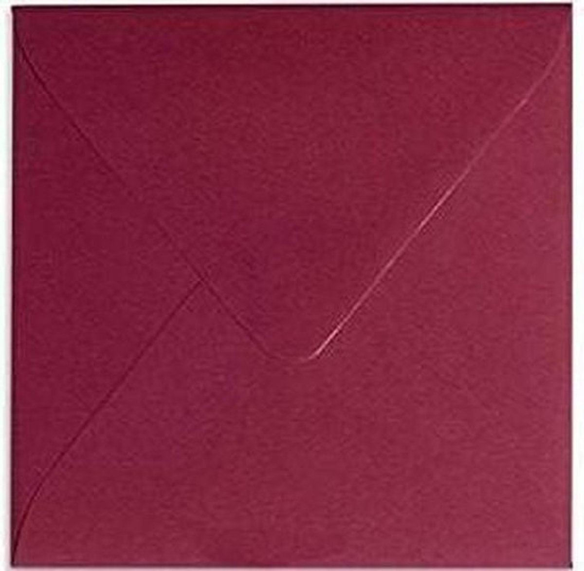 Vierkante Enveloppen - Wenskaart Enveloppen - Uitnodigingen Versturen - Duitse Makelij - 14 x 14 cm - Bordeaux