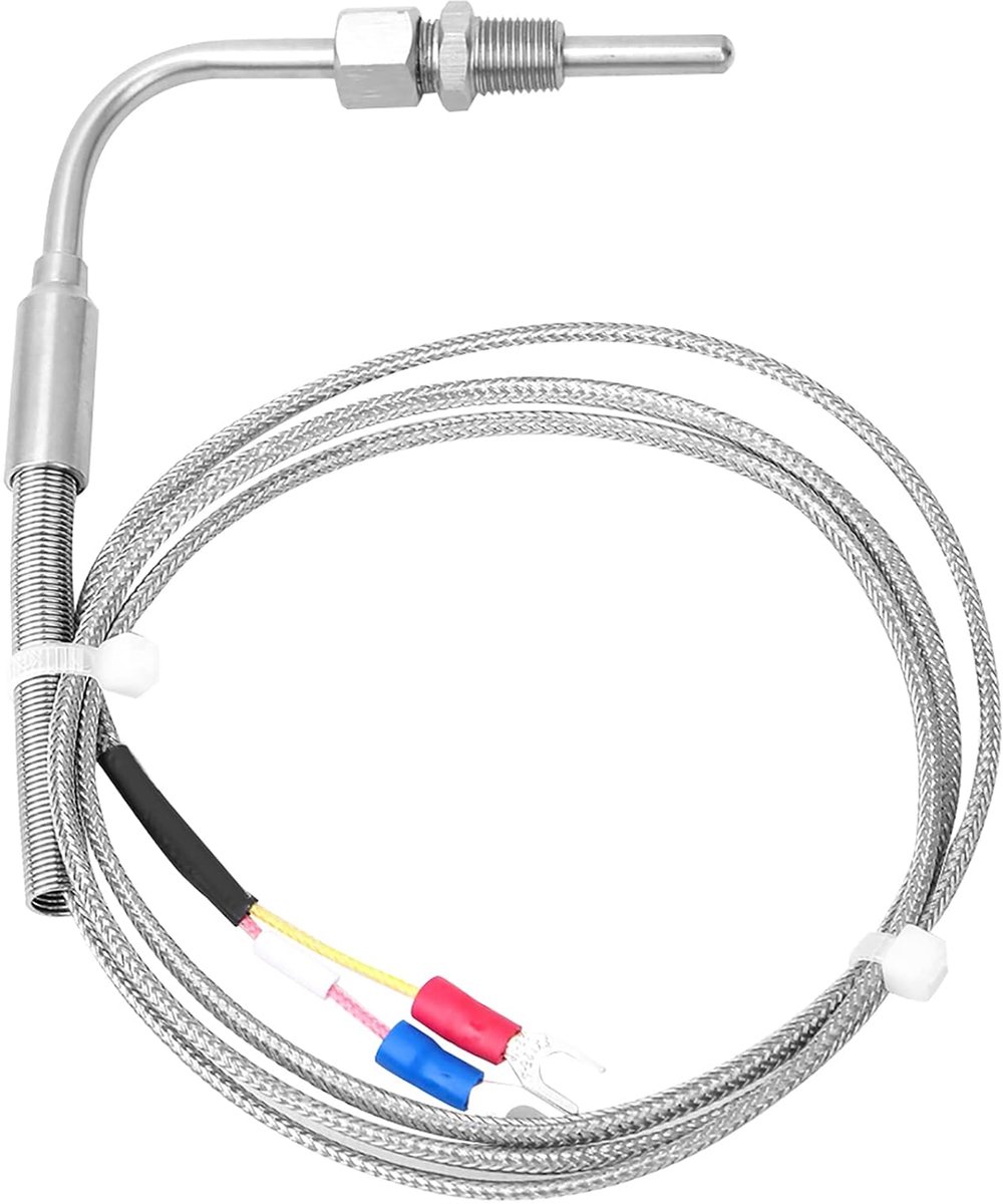 Temperatuursonde 90 Graden Elleboog PT1/8 Draad 1m Kabel 0-1250 Graden Hoge Temperatuurbestendigheid