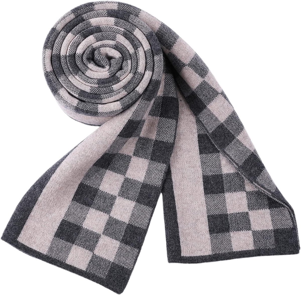 Winter 6% Wol Gebreide Sjaal voor Heren Wollen Sjaal Herensjaal Mode Eenvoudig Chic Basic Casual Business 180 × 30 cm