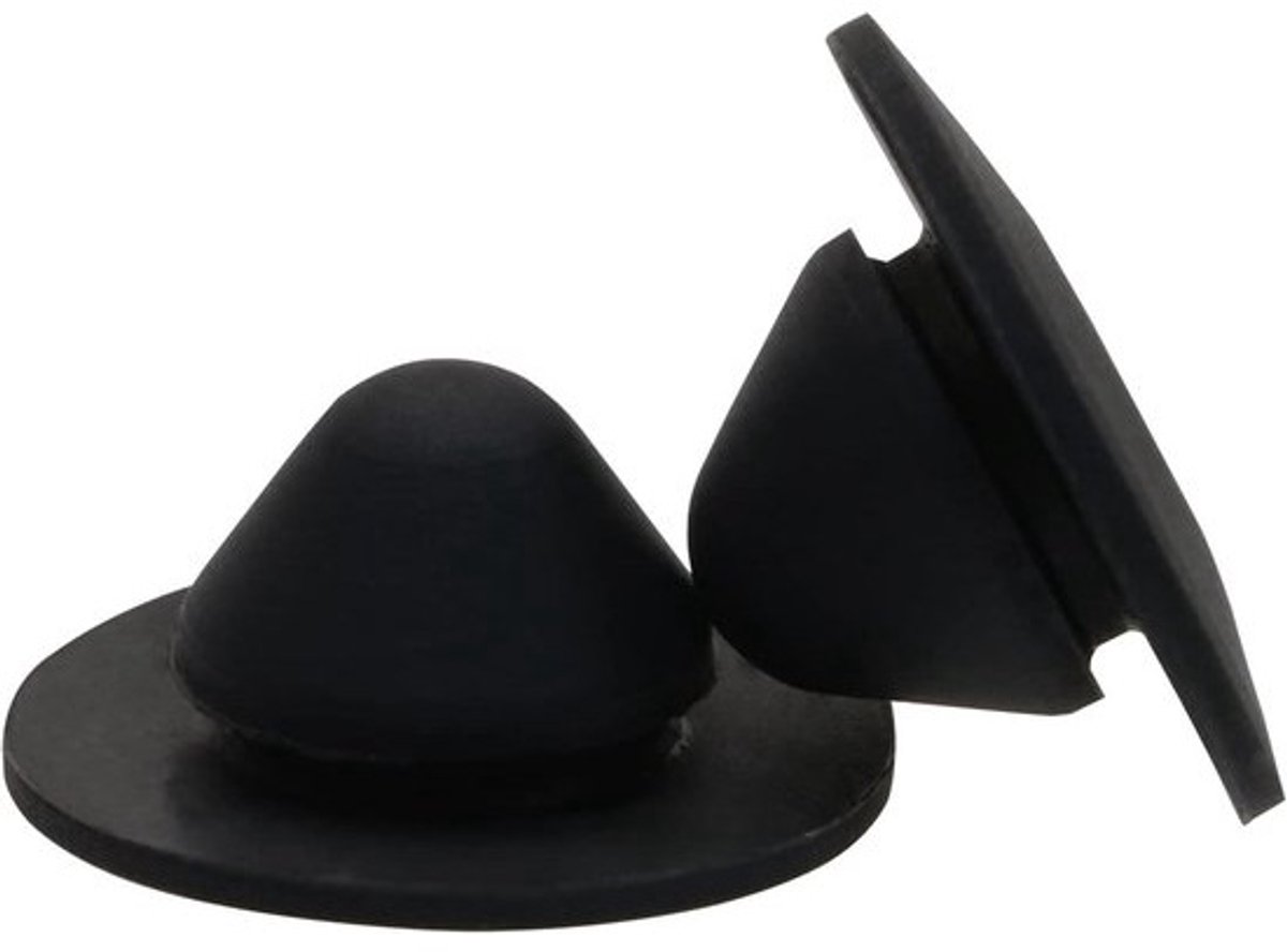 Gat Stekkers - Meubel Dopjes - Gaten Afwerken - Waterdicht Stofdicht - 10 mm - Zwart