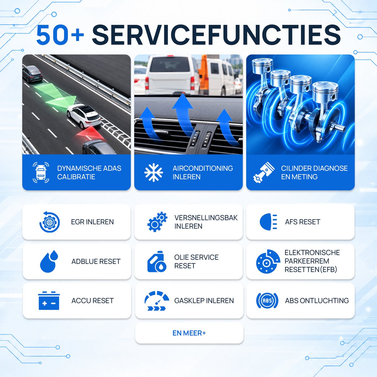Topdon One Uitleestablet 2026 - OBD2 - 50+ servicefuncties - SGW Acces - Ecu Codering - J2534 Interface - AI Tablet - Engels thumbnail 4