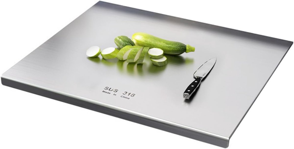 60x40cm van 316 roestvrij staal antislip snijplank