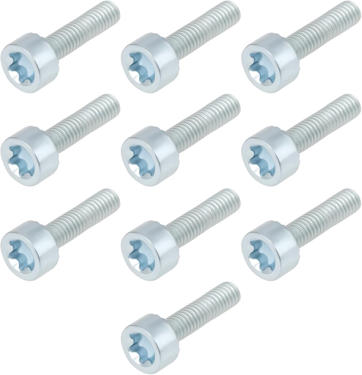 10x T27 Torx-schroeven M4 x 16 getande flens vervangen OEM 9022 313 0680 Compatibel met Stihl 020 020T MS200 MS200T MS201 MS201T
