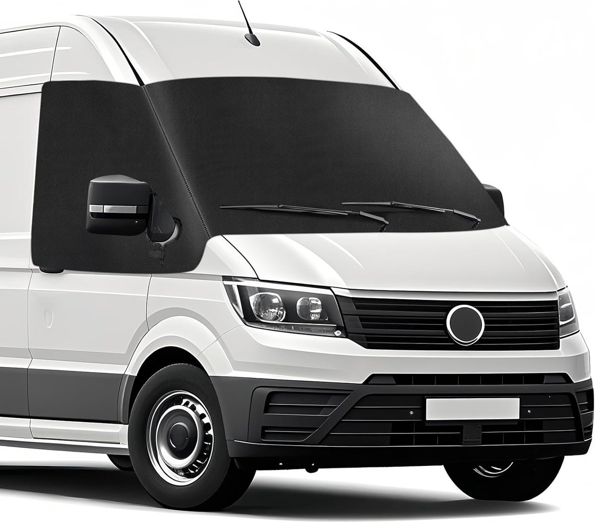 Voorruitafdekking, vervanging voor VW Crafter/Grand California 2018-2025, 600D waterdicht, zonwerend, thermische matten, anti-uv, vorst/ijs/stof wrap cover