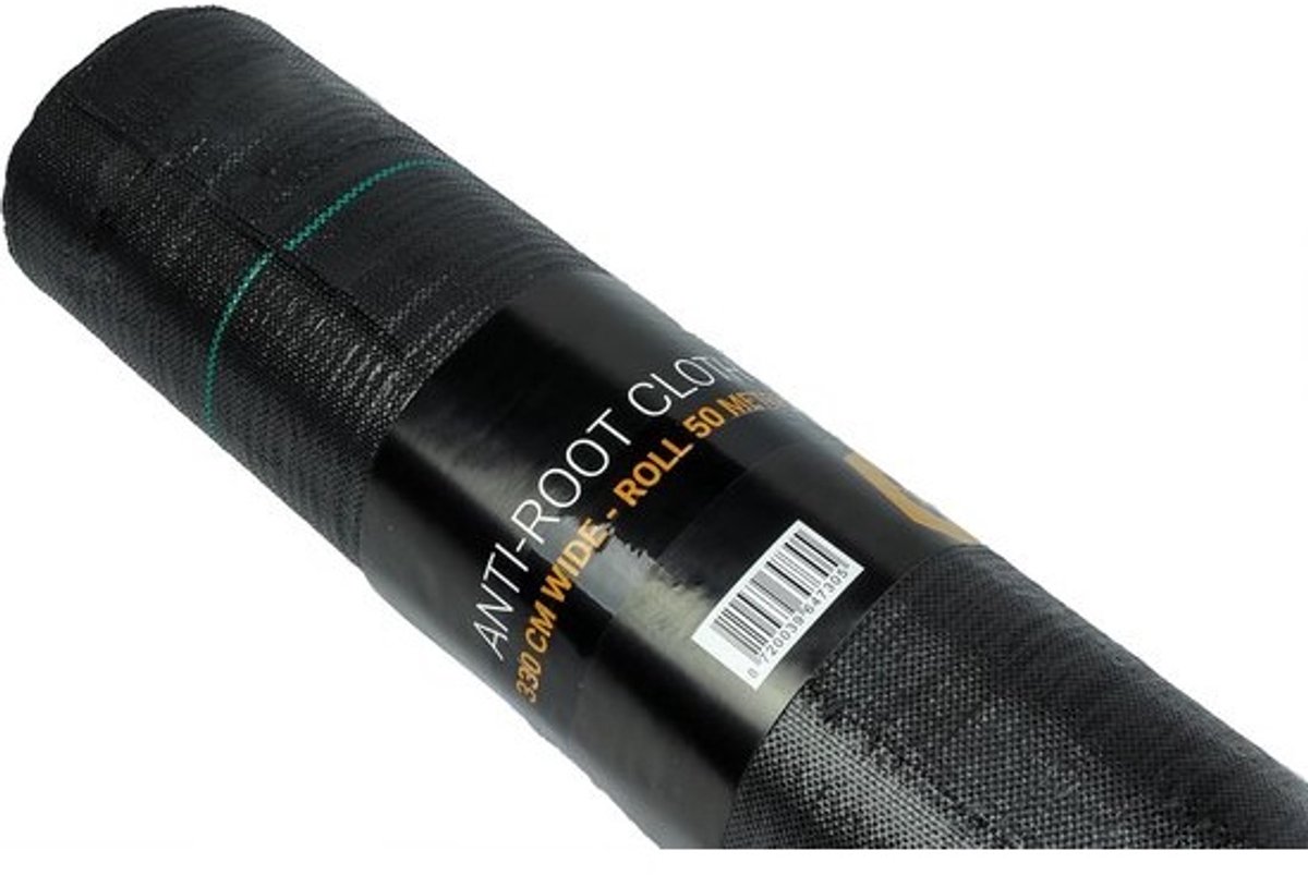 Worteldoek 330 cm breed - Rol van 50 meter UV-bestendig