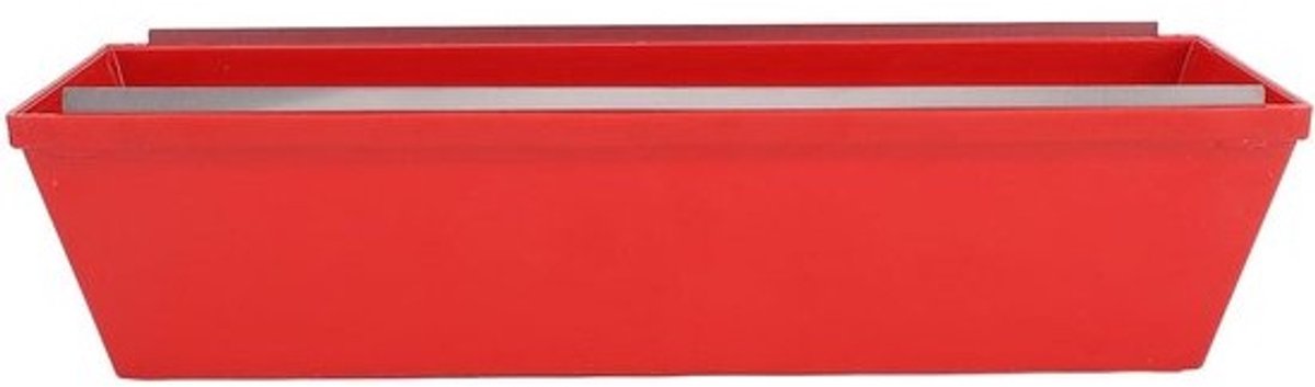 Gipsplaat Modderpan - Pleisterbak Cementbak - Mortel Mengen - Geschoren Randen - 35.5 cm - Rood