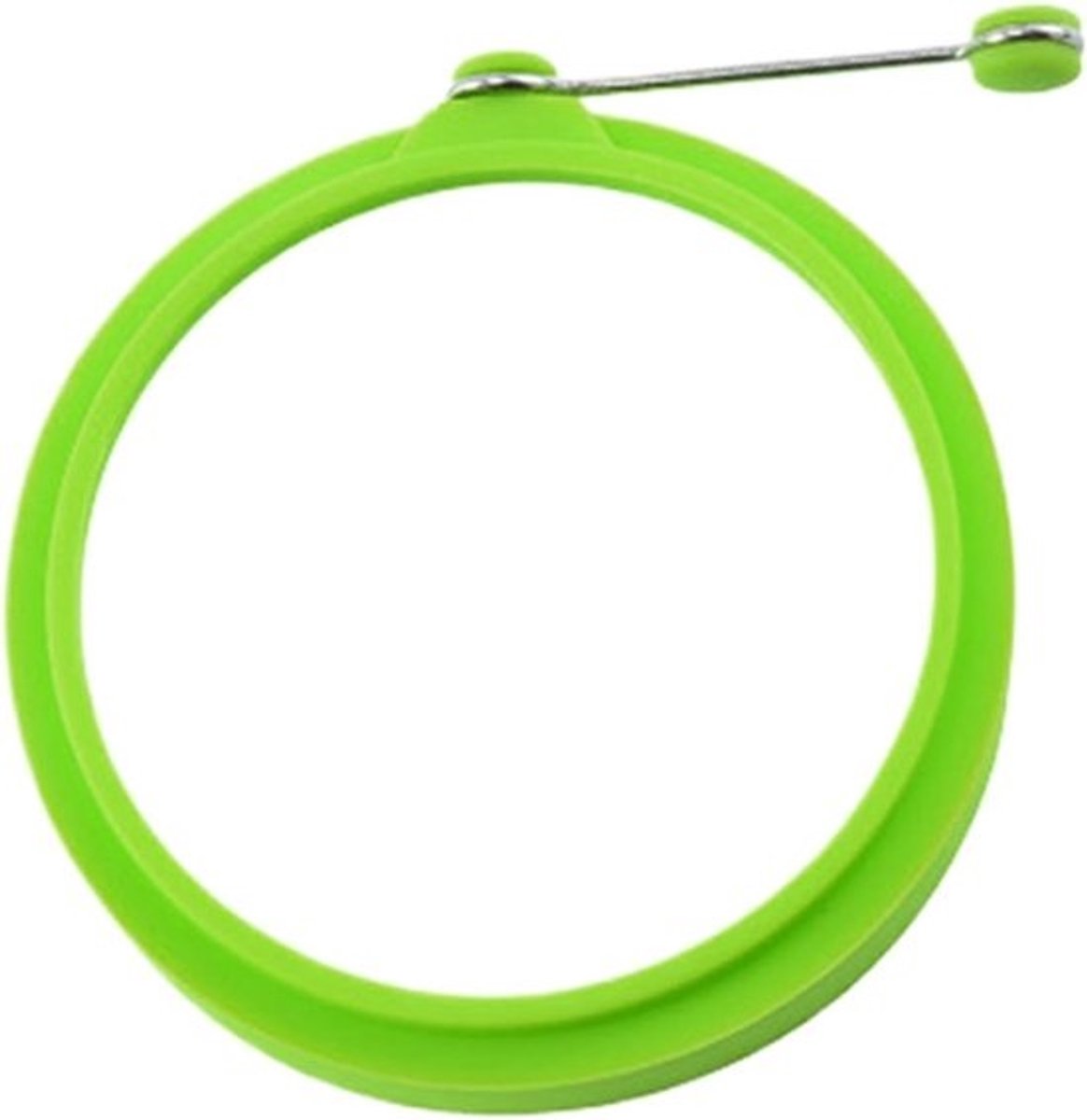 Silicone Ei Ring - Pannenkoekvorm Omeletring - Ontbijt Maken - Non-stick Oppervlak - 6.5 cm Handvat - Niet gespecificeerd