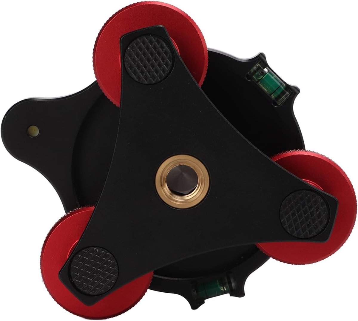 uitrusting Accessoires LP‑64 Camera Statief Balhoofd Leveling Base Aluminium Triple Wheel Leveler Bubble Level