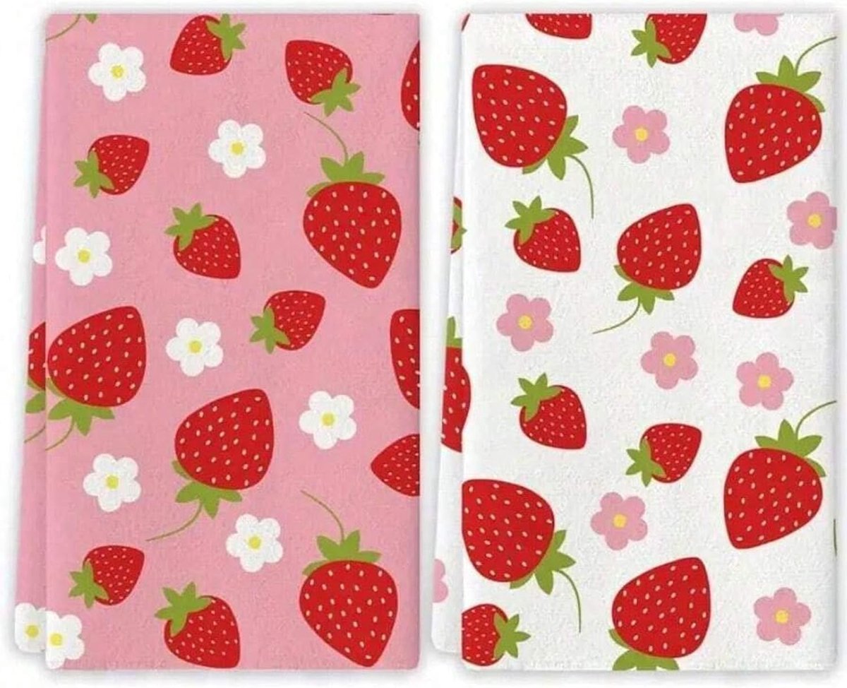 Theedoeken 60 * 40 cm Katoenen Keukendoeken Gastronomie, 2 stuks Huishoudhulpjes Droogdoeken Keukendoek Handdoek Keukenorganizer