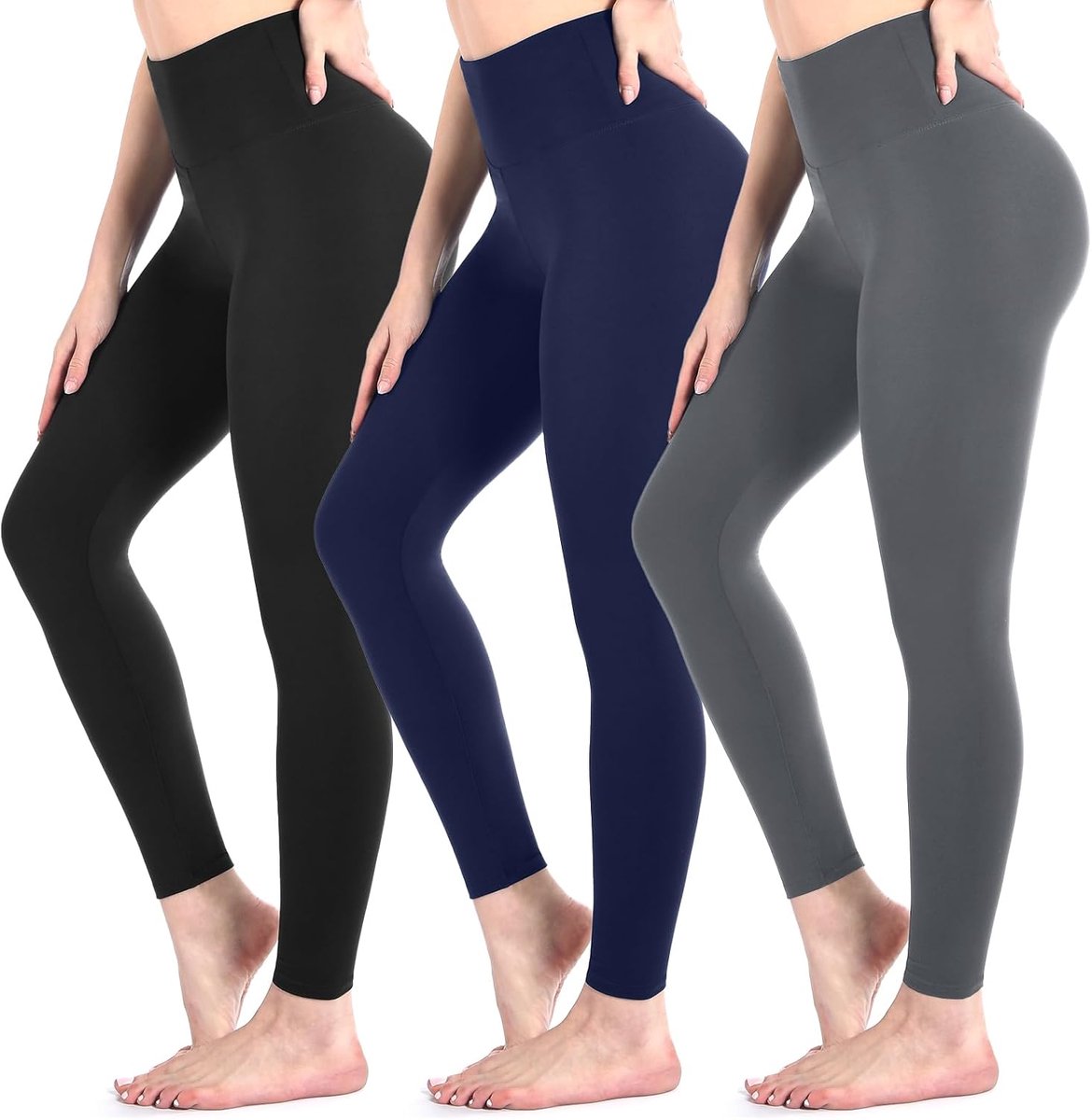 Leggings voor dames, hoge taille, boterzachte legging voor training, hardlopen, yoga