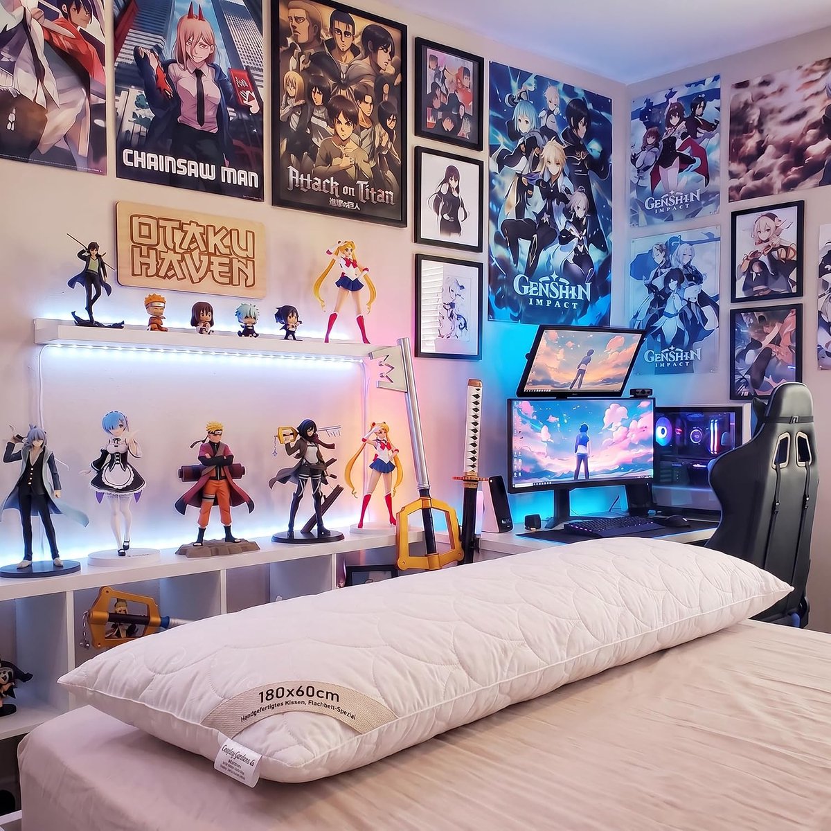 180 x 60 cm! Dakimakura, kussen, zijslaapkussen
