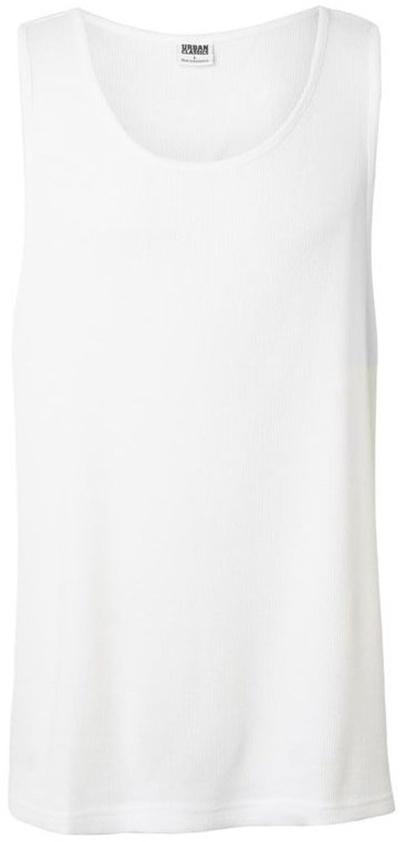 Urban Classics Mouwloos tanktopje met wafelstructuur TB8203 Wit