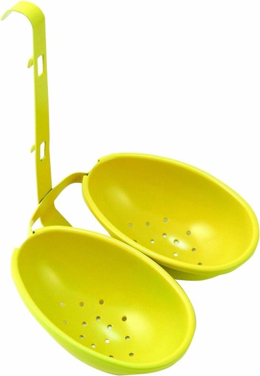 Eierpoach Vorm - Perfect Ei - Ontbijt Maken - Voor Elke Pan - 11 cm Diameter - Geel