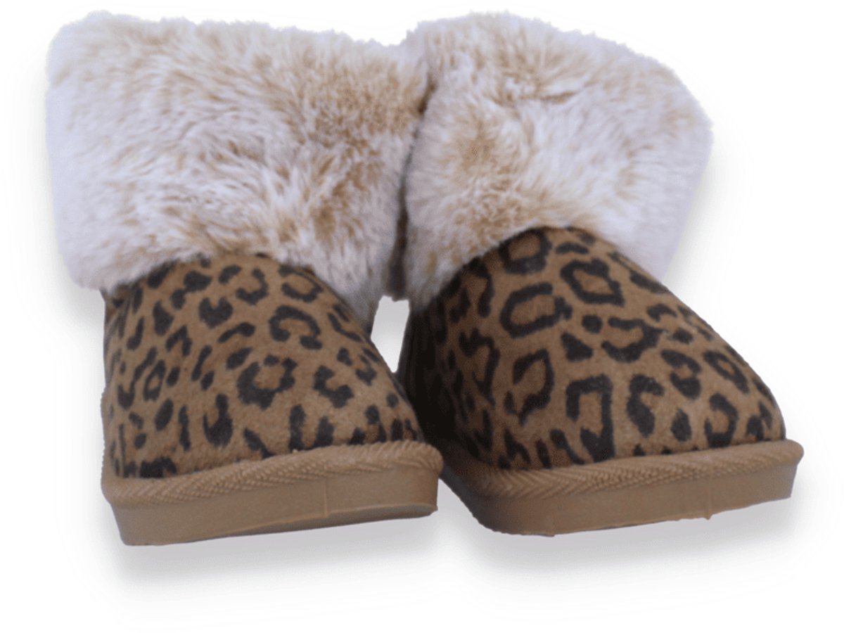 Mode-mania Meisjes Enkellaars | Leopard | Maat: 25