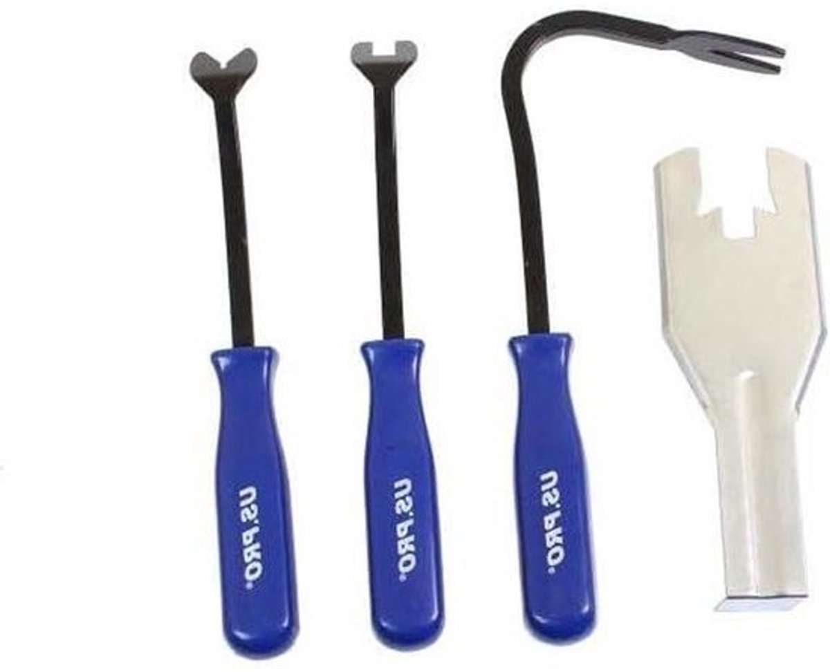 Gereedschap Set - Paneel Verwijderaar - Auto Bekleding - 4 Delig - Nylon Handvat - Niet Gespecificeerd