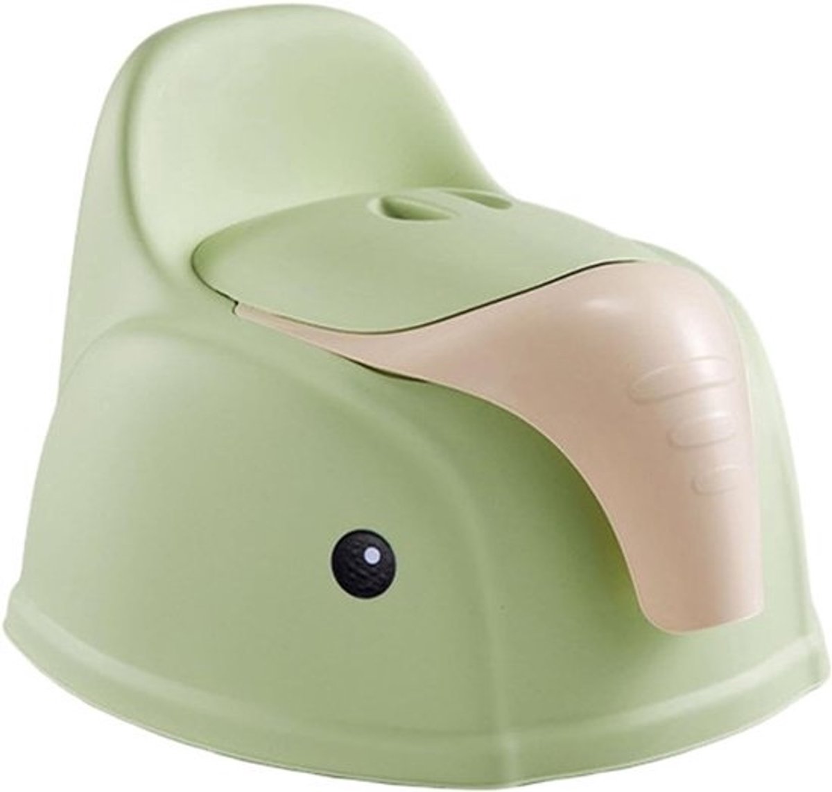 Potje voor peuters - Toiletbril training - Zindelijkheidstraining - Spatwaterdicht ontwerp - 34 x 31 cm - Groen