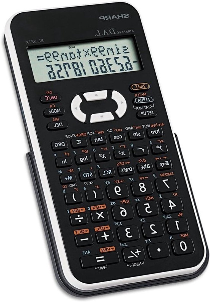 Wetenschappelijke Rekenmachine - Functie Rekenmachine - Studie Hulp - Geavanceerde Logica - 2-Regelig Display - Wit