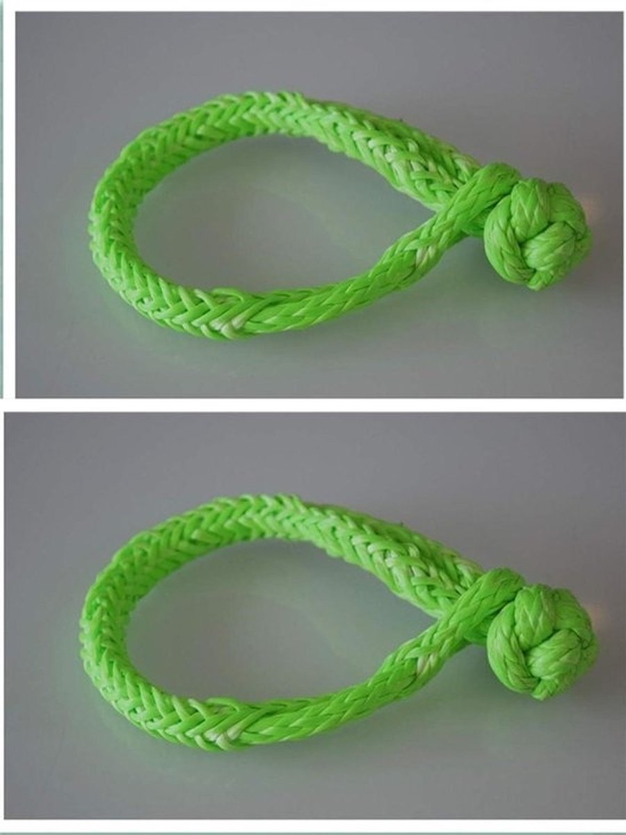 Lier Touw - Zachte Beugel - Voertuig Herstel - Water en UV resistent - 6mm x 80mm - Groen