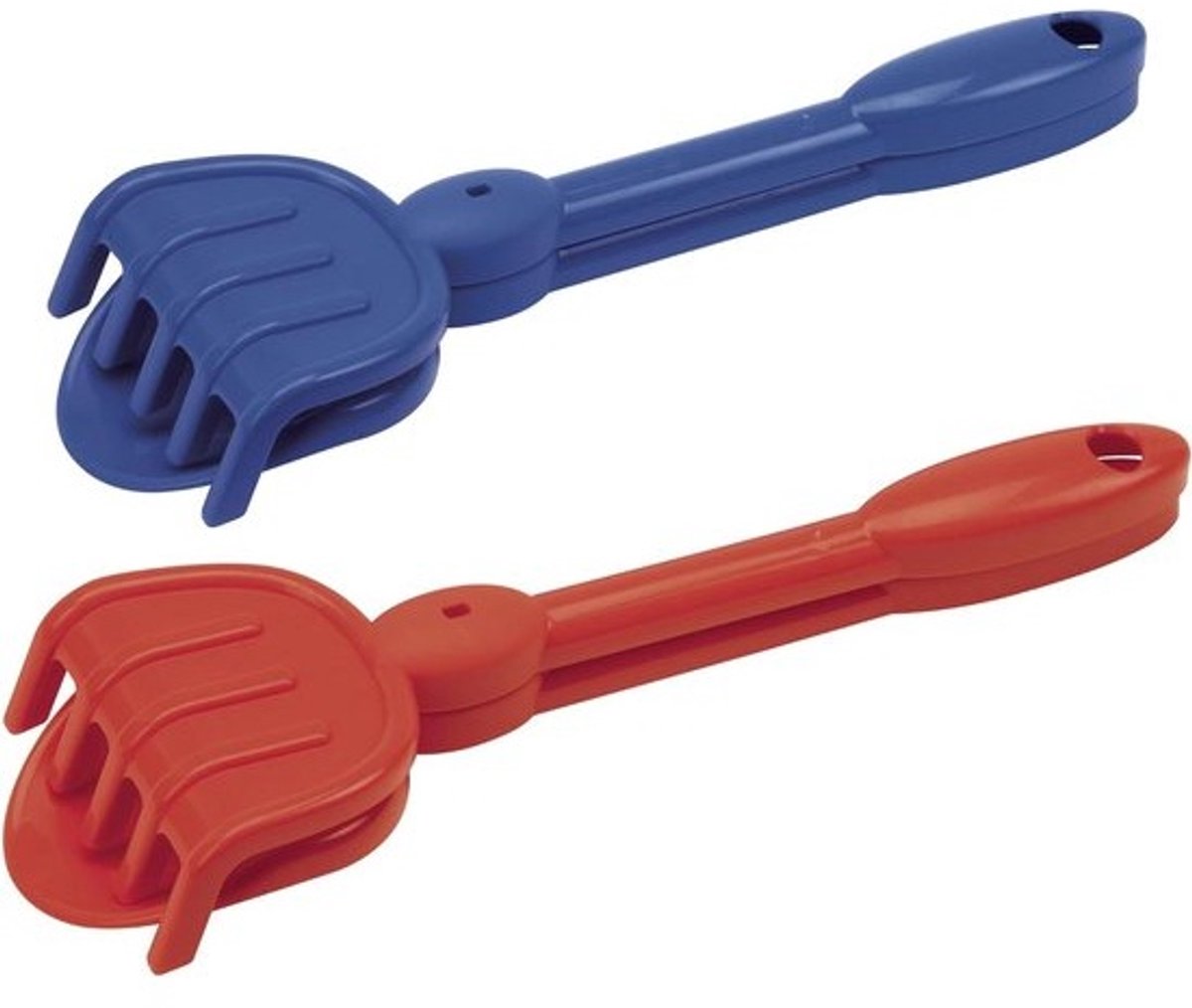 Schep en hark - Buiten speelgoed - Buiten spelen - In elkaar te klikken - 30 cm - Multicolor