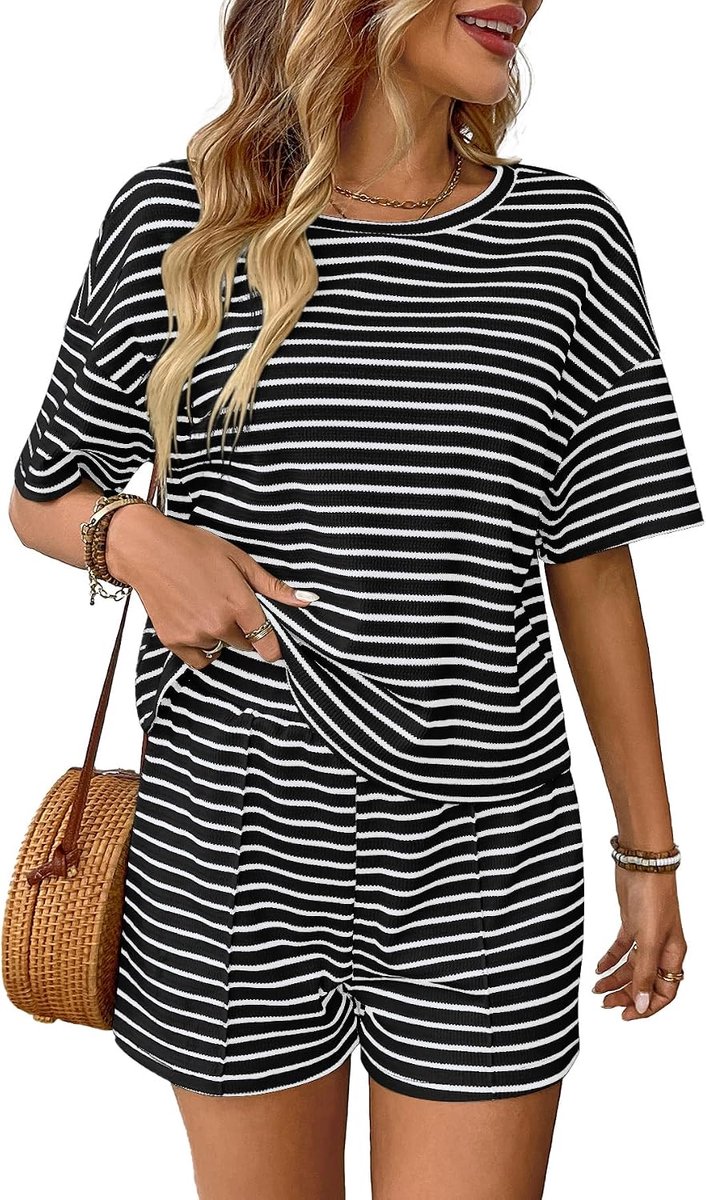 tweedelige korte sets ronde hals korte mouw rok pak voor zomer outfits lounge set T-shirts biker korte mode