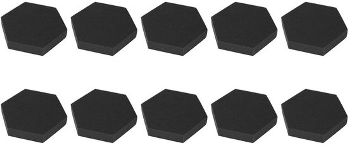 Akoestische Panelen - Geluidsisolatie Schuim - Studio Geluid Verbeteren - Hoge Dichtheid Schuim - 30 x 30 x 5 cm
