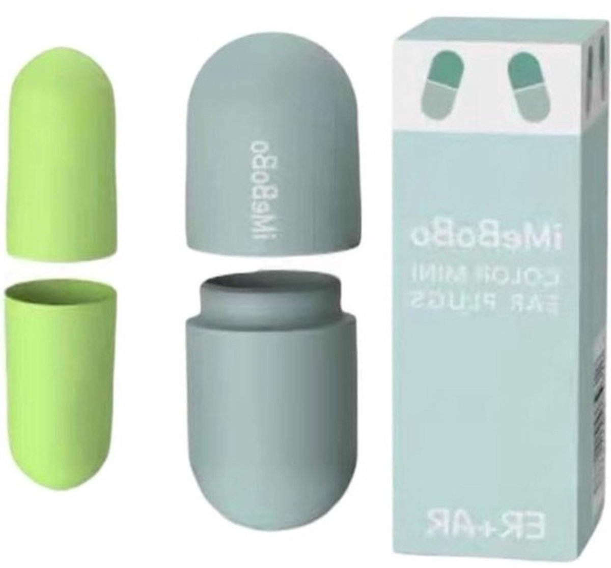 Mini Foam Oordopjes - Schuimoordopjes Reizen - Geluidsisolatie Slaap - Langzaam Rebound Schuim - Mini Maat - Groen