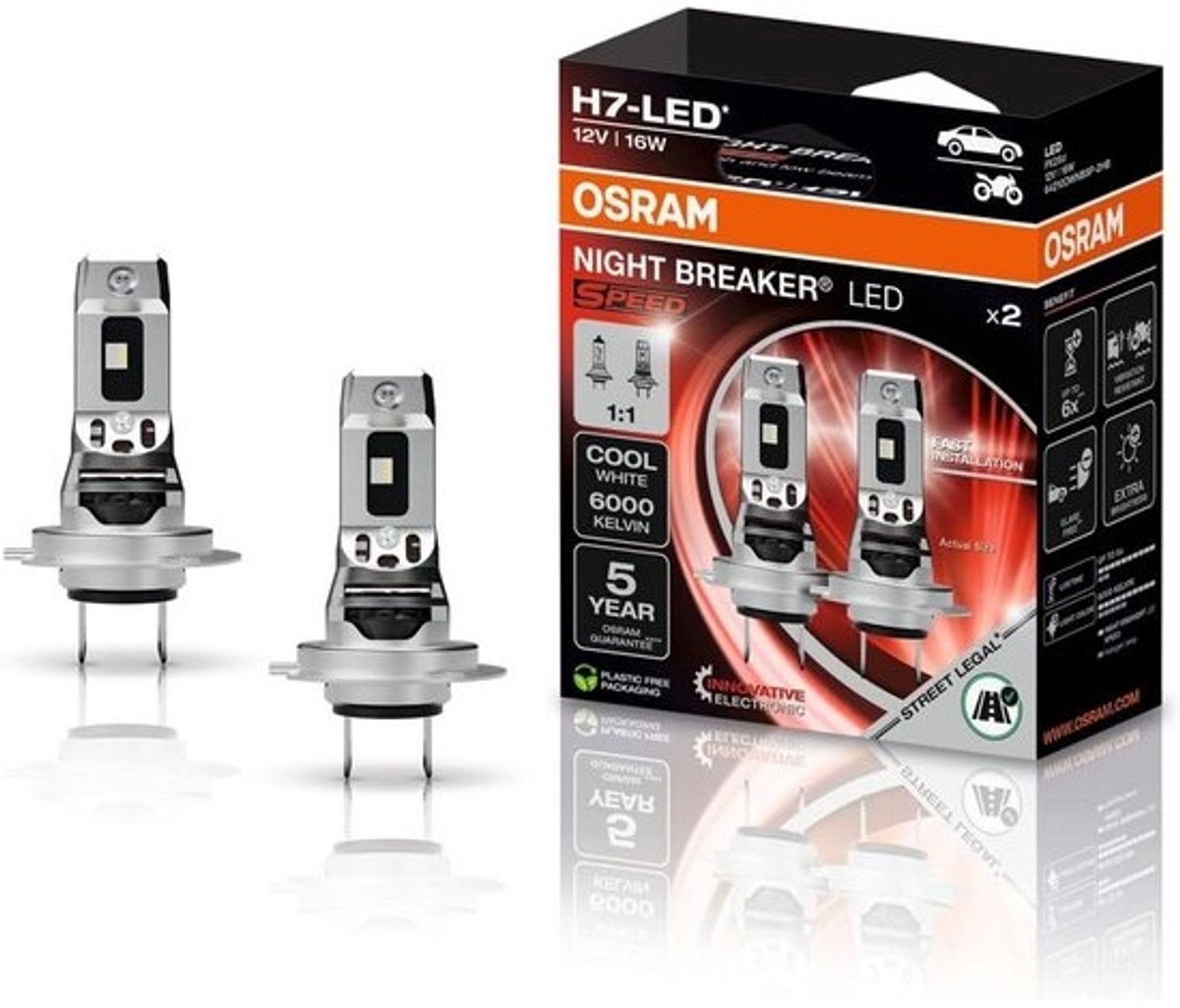 H7 Snelheidslampen Set van 2