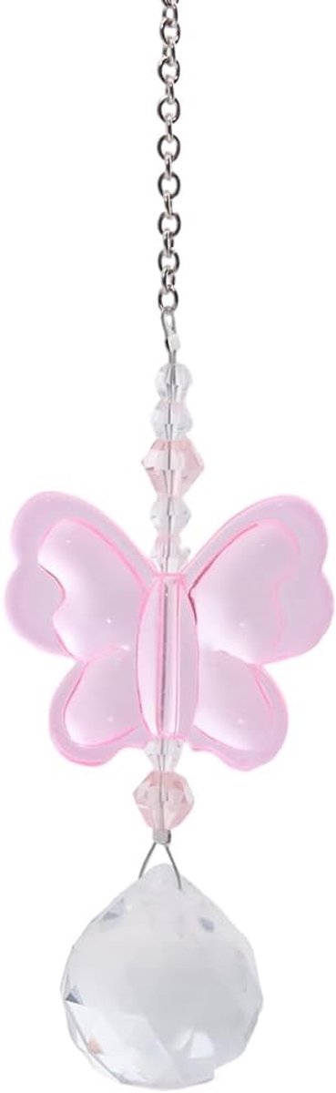 vlinder kristal zonnevanger kristallen zonnevangers voor ramen prisma opknoping ornament sprankelend decor regenboog maker decoratie voor thuis bruiloft feest kerst tuin decor