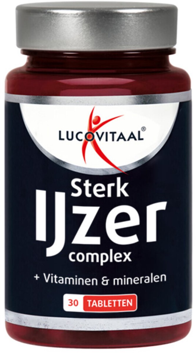 Lucovitaal - Sterk IJzer Complex - 4 x 30 tabletten - Voordeelverpakking