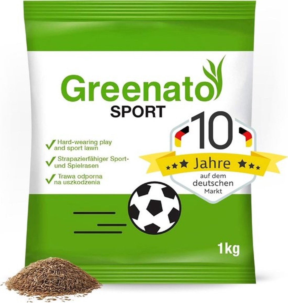 1 kg Sport- en Speelveld Graszaad voor een Sterk Gazon