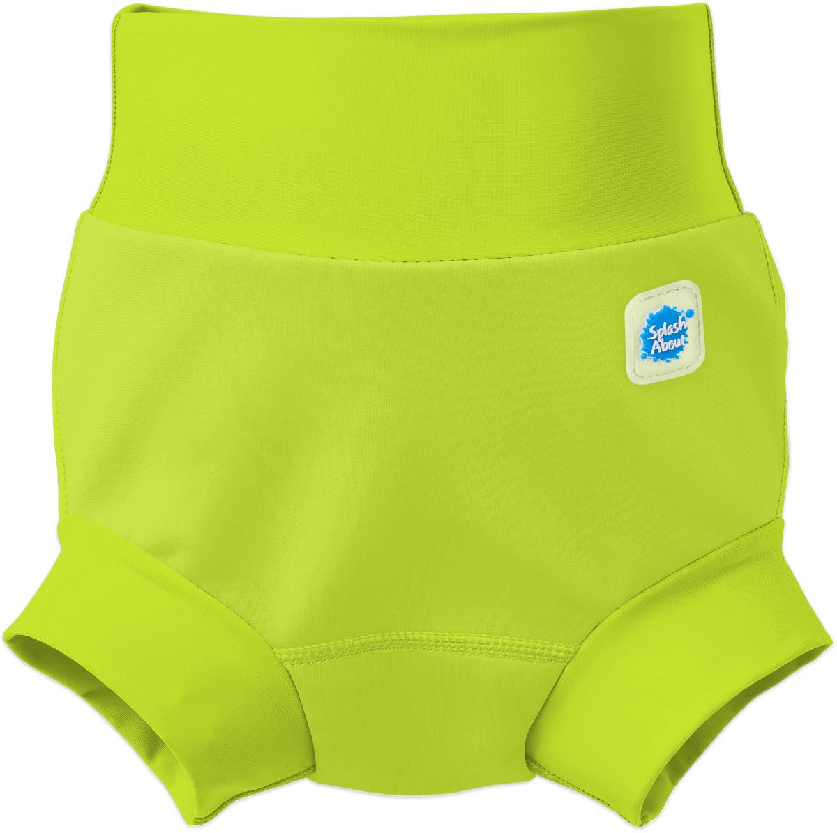 Splash About Happy Nappy – Herbruikbare Zwemluier – Neopreen – Lekvrije Pasvorm, Lime, 6-12 maanden